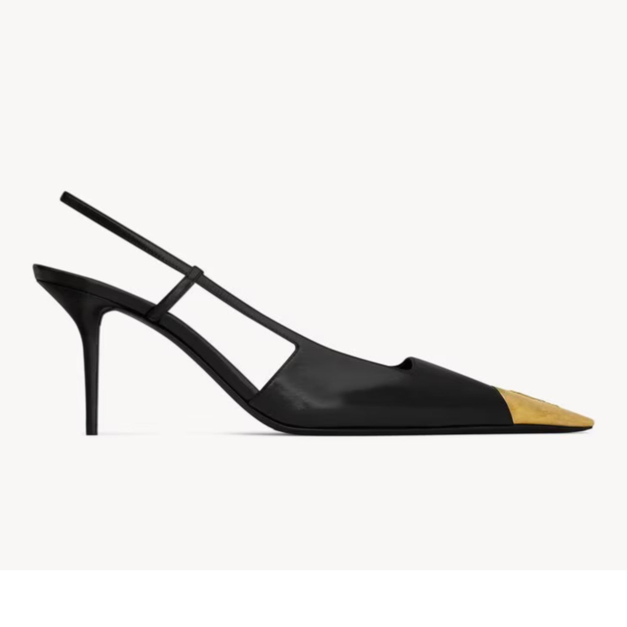 Jeanne Slingback Pumps Black Bronze