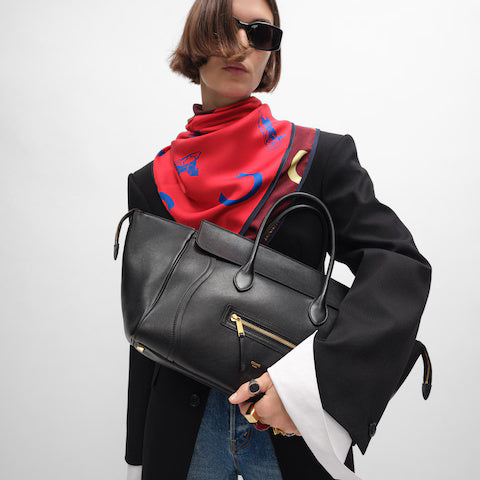 Luggage Bag Grained Calfskin