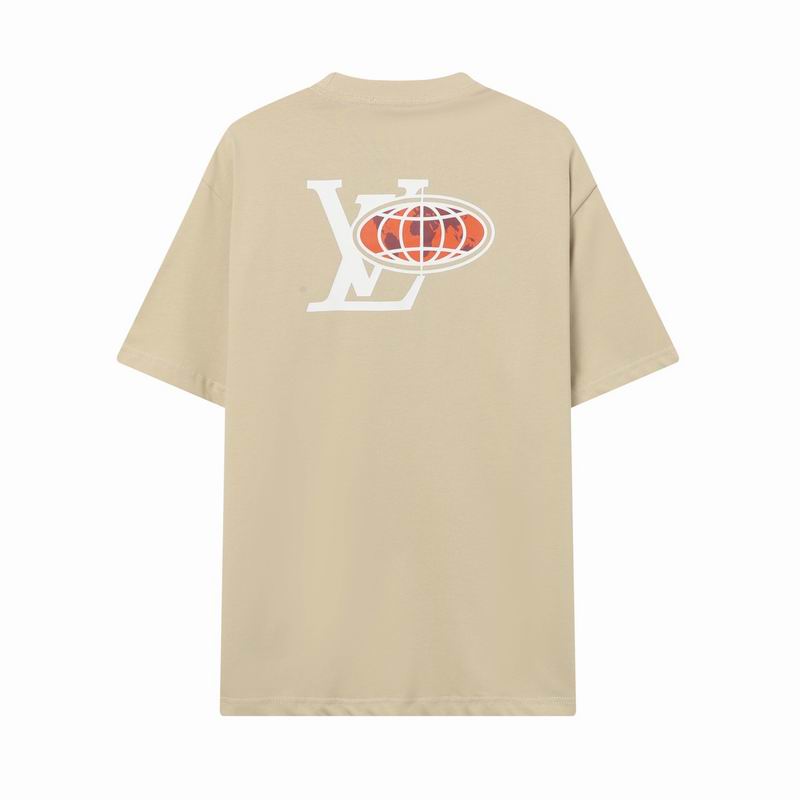 Embellished Graphic Cotton T-Shirt Beige