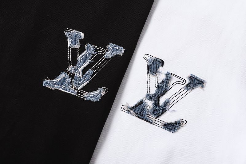 Denim Patchwork LV T-Shirt