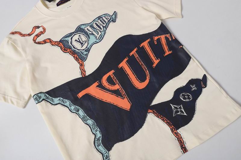 LV Club Flags Intarsia Graphic T-Shirt