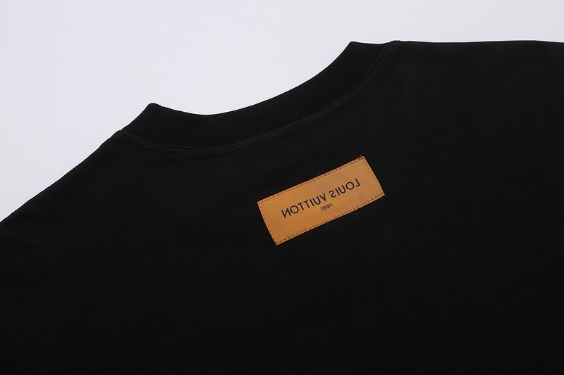 Monogram Embroidered T-Shirt Black