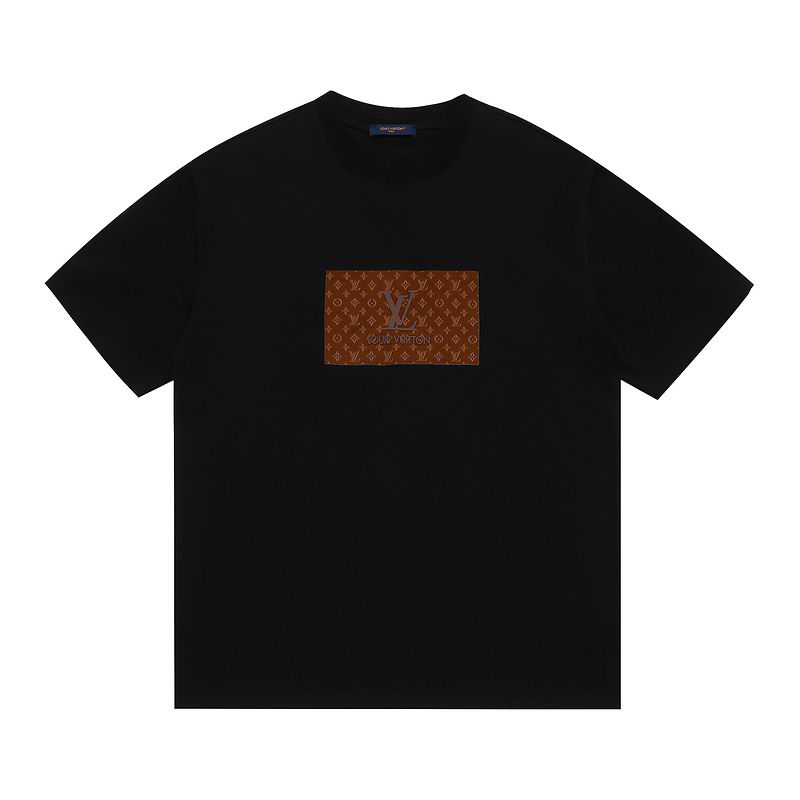 Monogram Embroidered T-Shirt Black