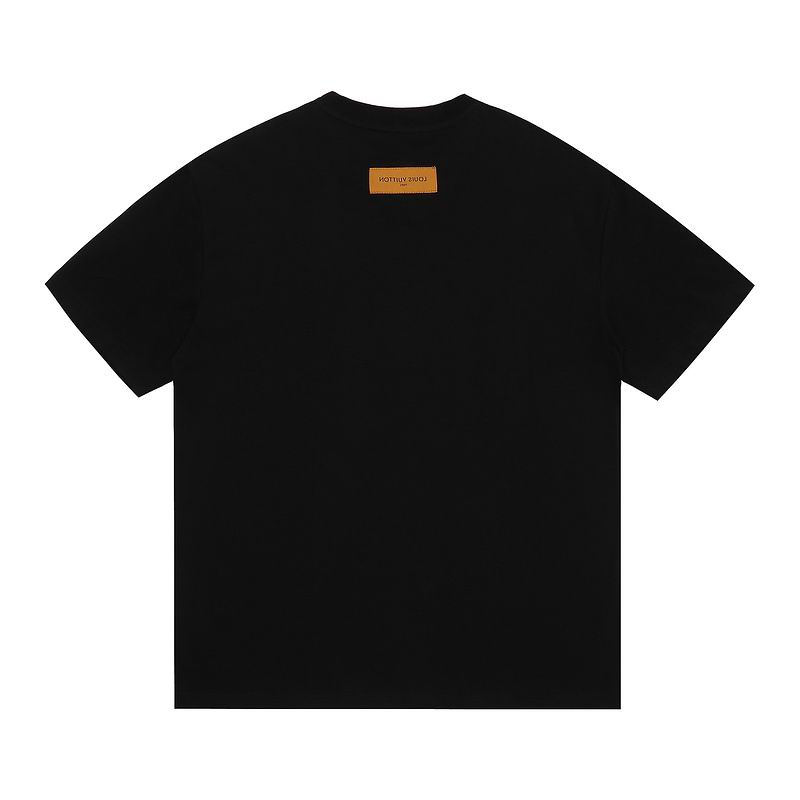 Monogram Embroidered T-Shirt Black