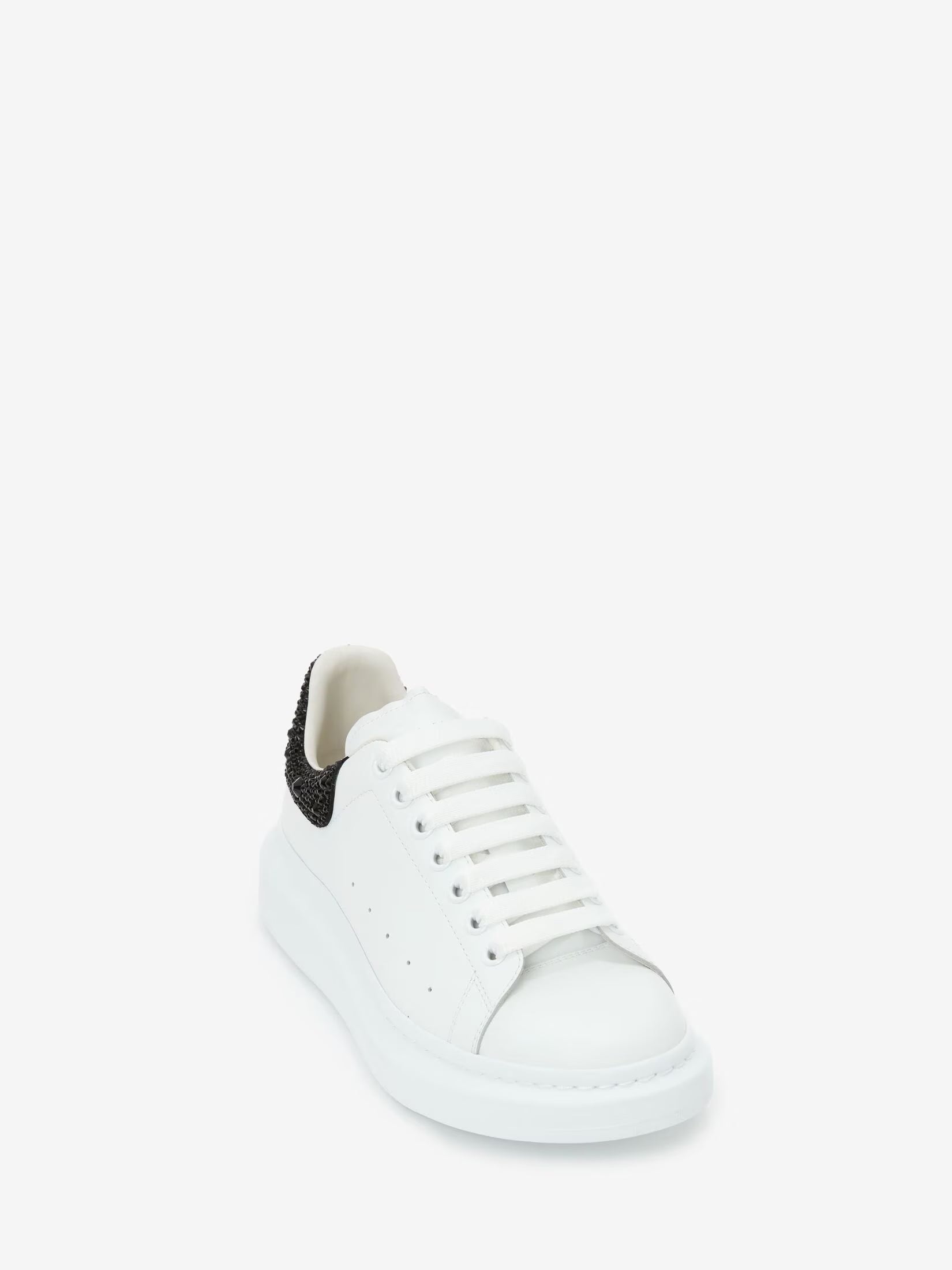 Alexander McQueen Oversized Sneaker in White Jet Black