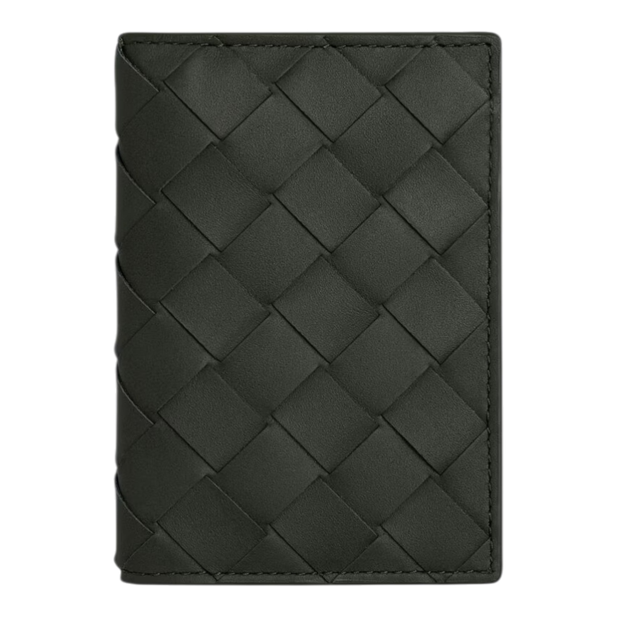 Bottega Veneta Intrecciato Flap Card Case Wallet
