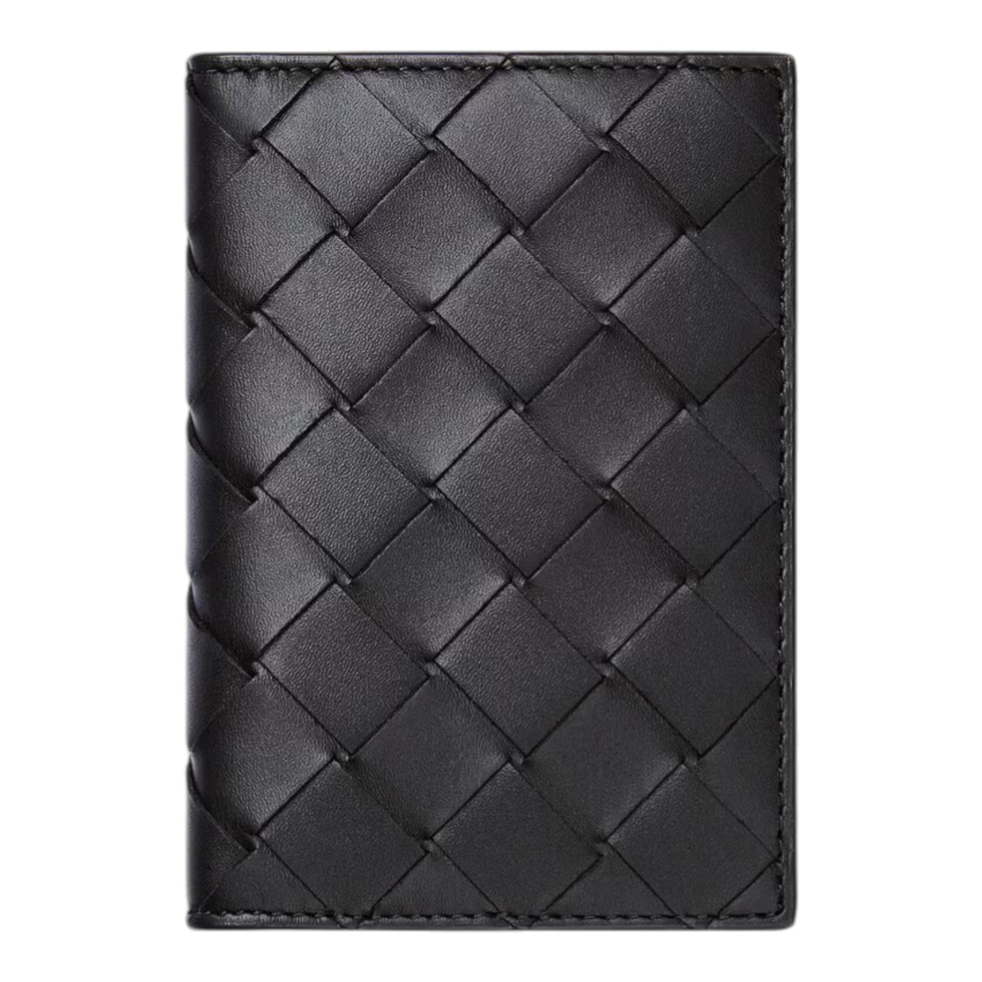 Bottega Veneta Intrecciato Flap Card Case Wallet