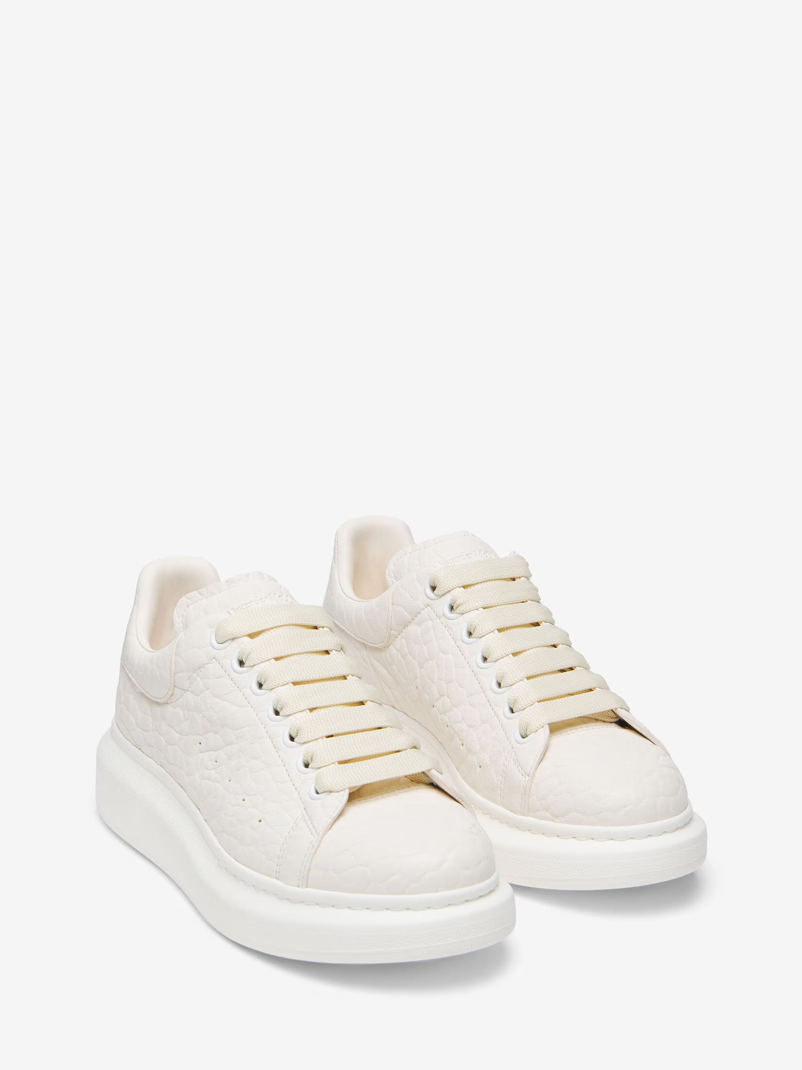 Alexander McQueen Oversized Sneaker in Off White Shearling