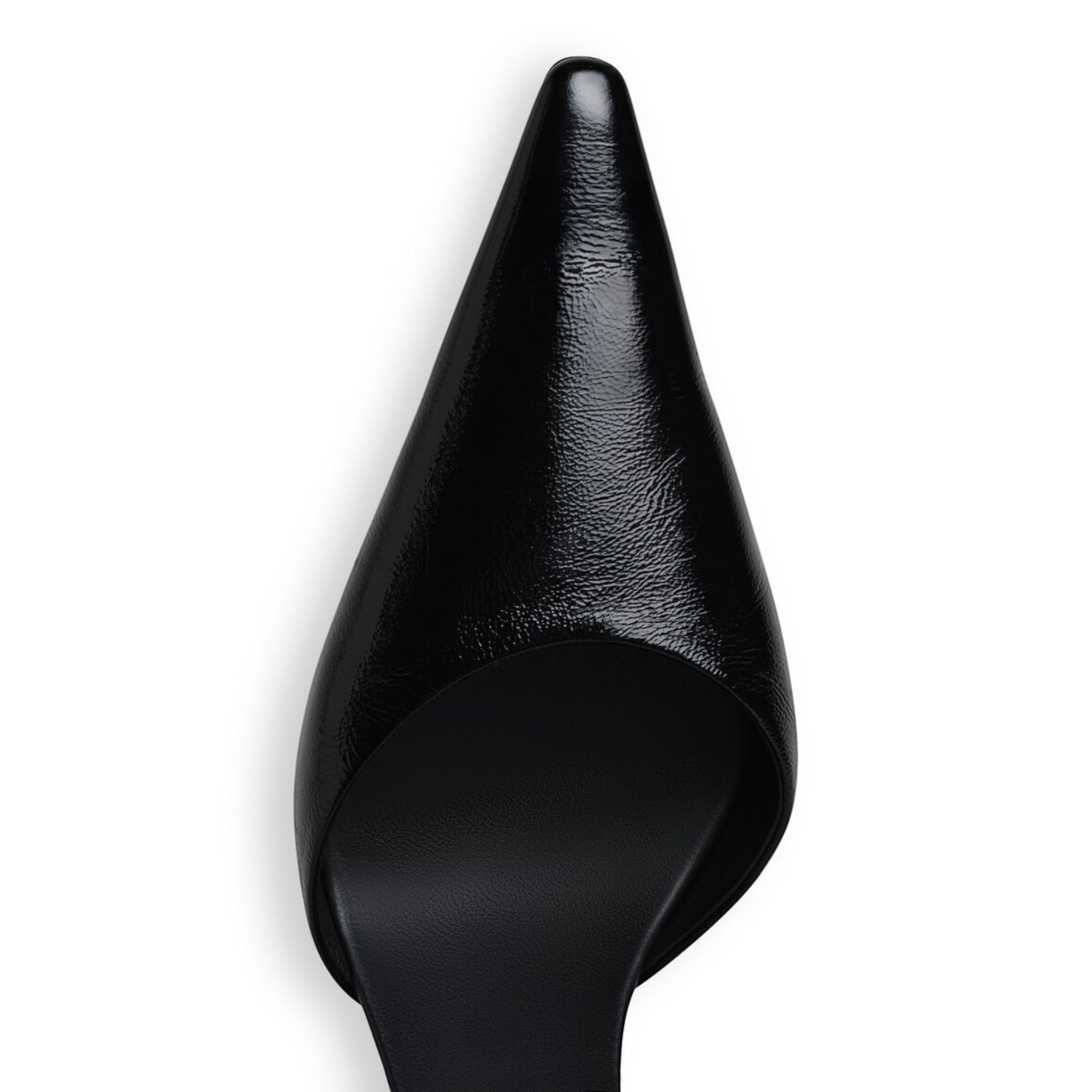 Patent Leather D'Orsay Pumps Black