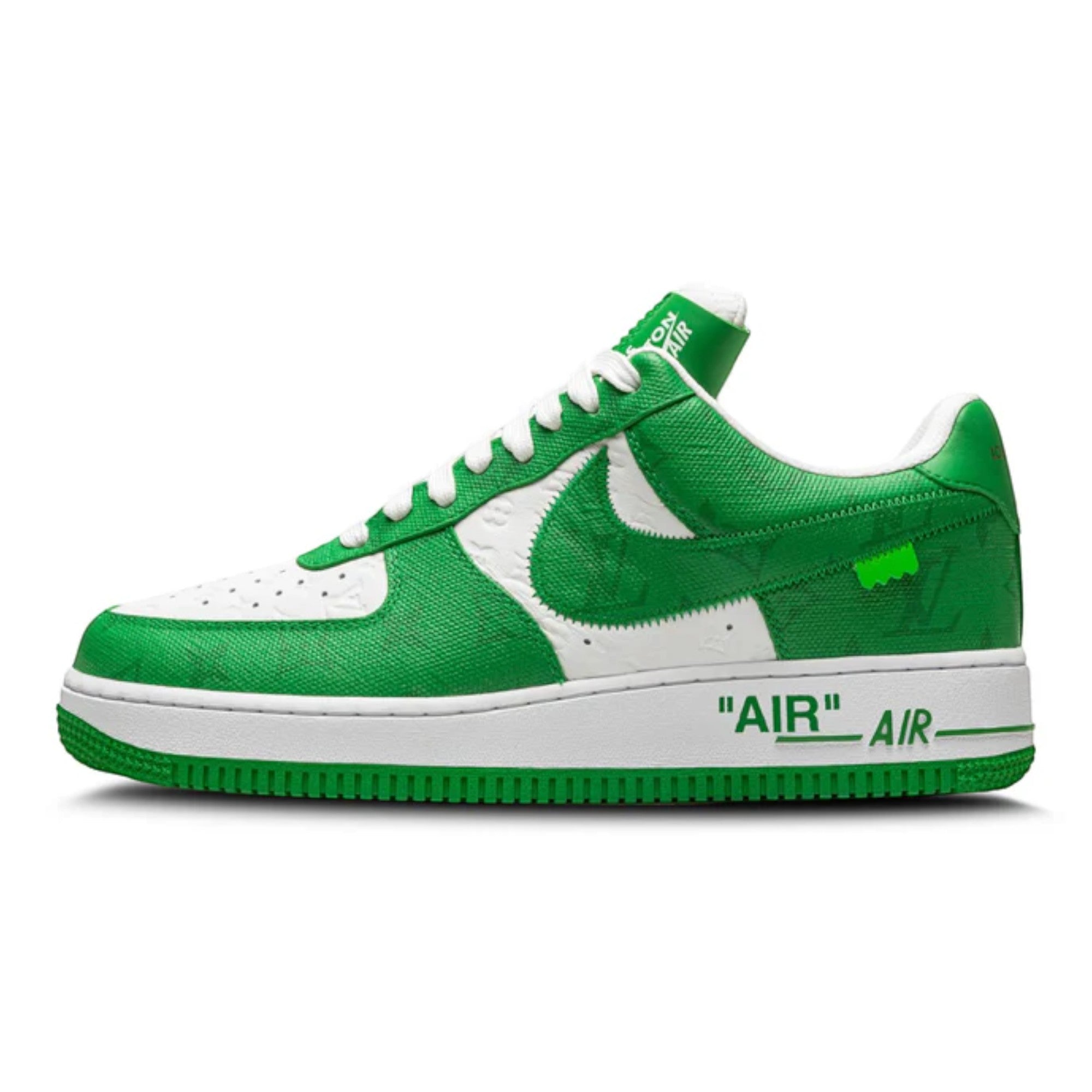 Air Force 1 Low Louis Vuitton Virgil Abloh White Green Collaboration