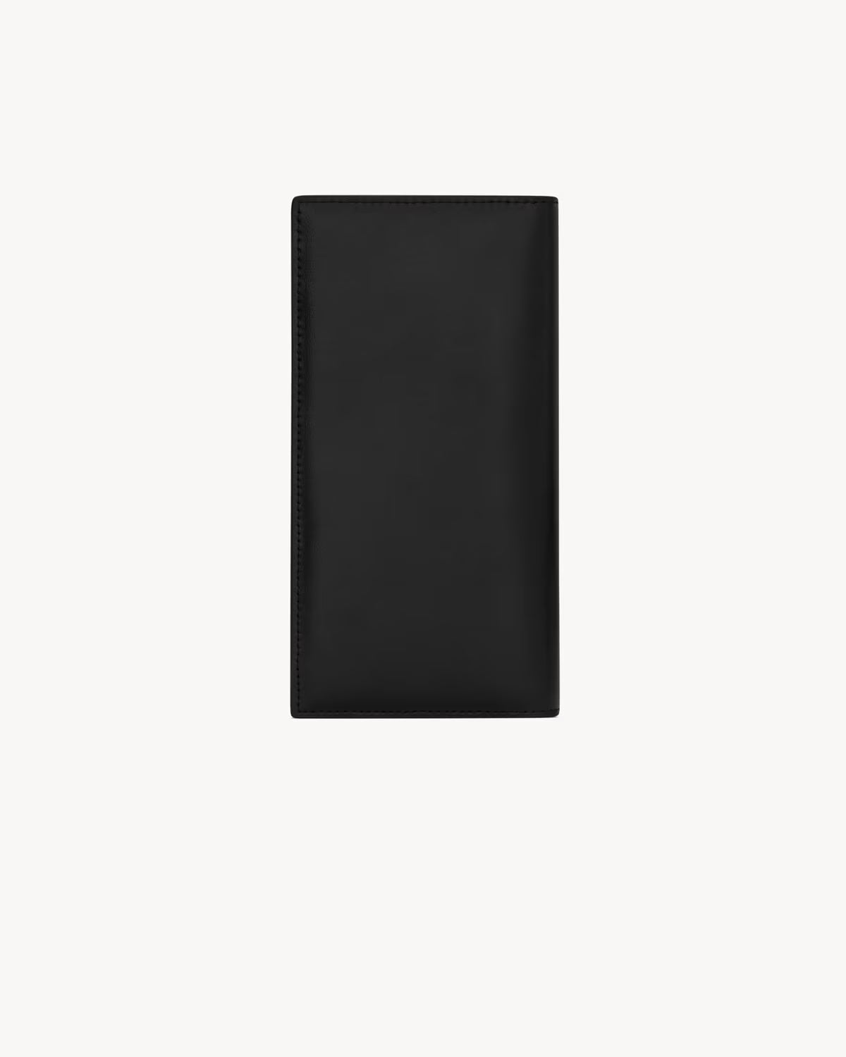 Saint Laurent Tiny Cassandre Continental Wallet in Matte Leather Black