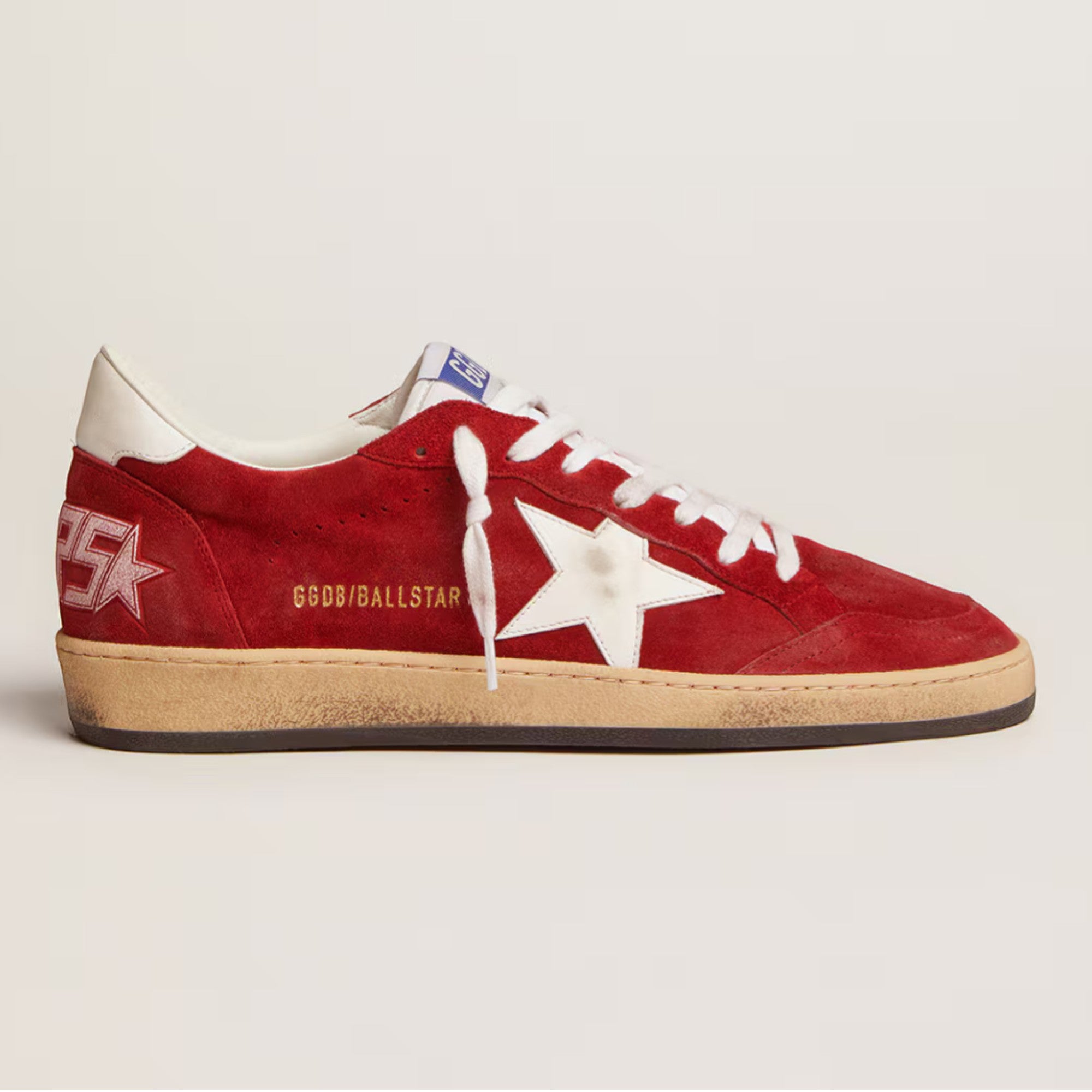 Ball Star Sneakers Dark Red / White