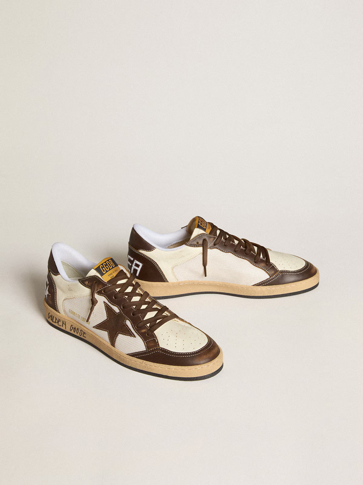 Ball Star Sneakers Nappa / Mesh / Brown