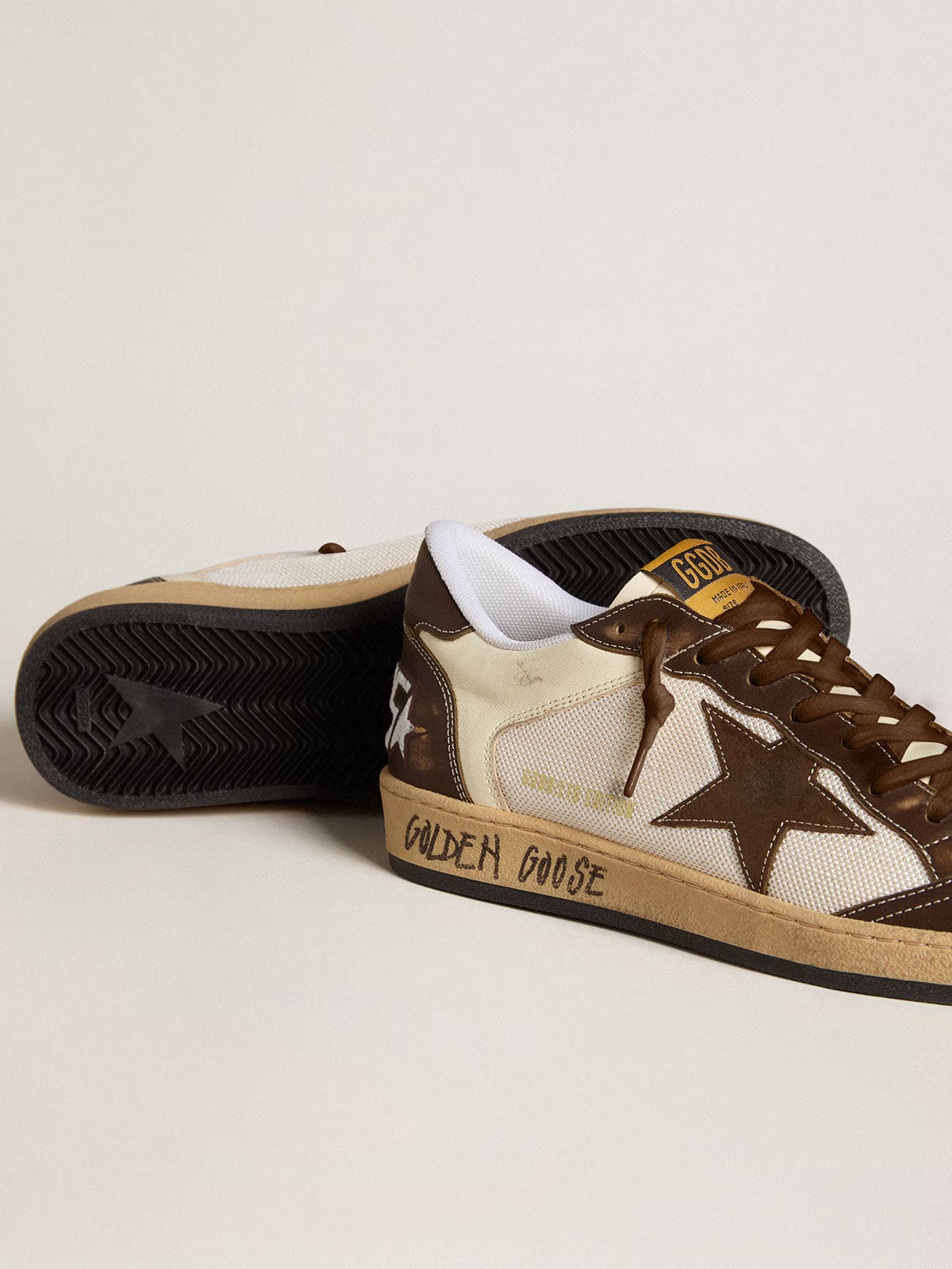 Ball Star Sneakers Nappa / Mesh / Brown