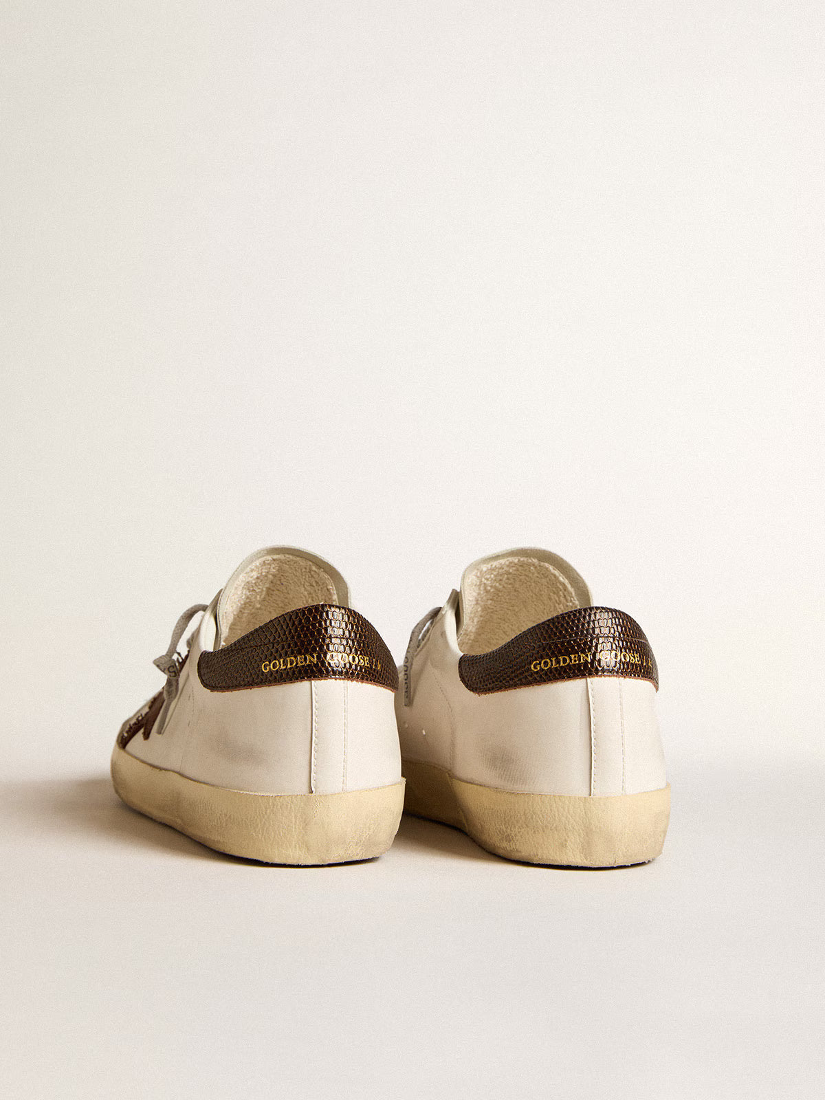 Bio-Based Super-Star Sneakers White / Brown