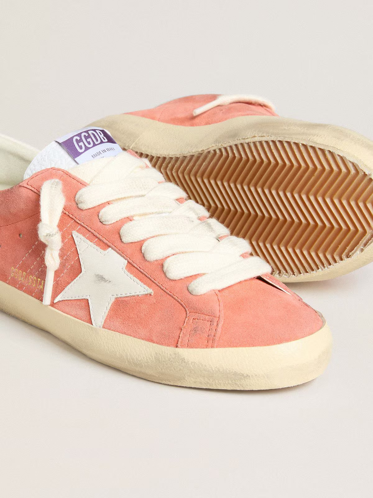 Super-Star Sneakers Coral / White