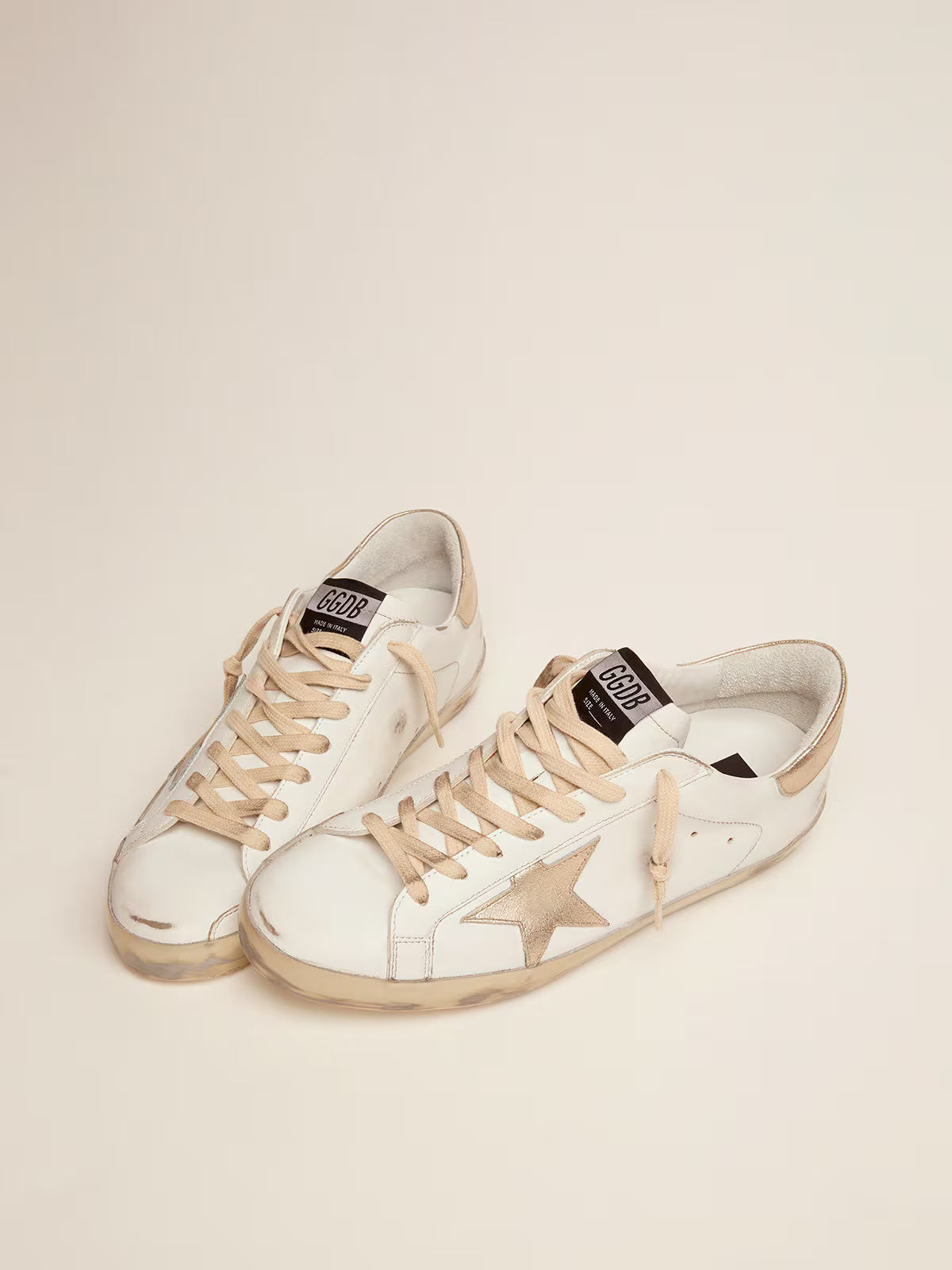 Super-Star Sneakers White / Gold
