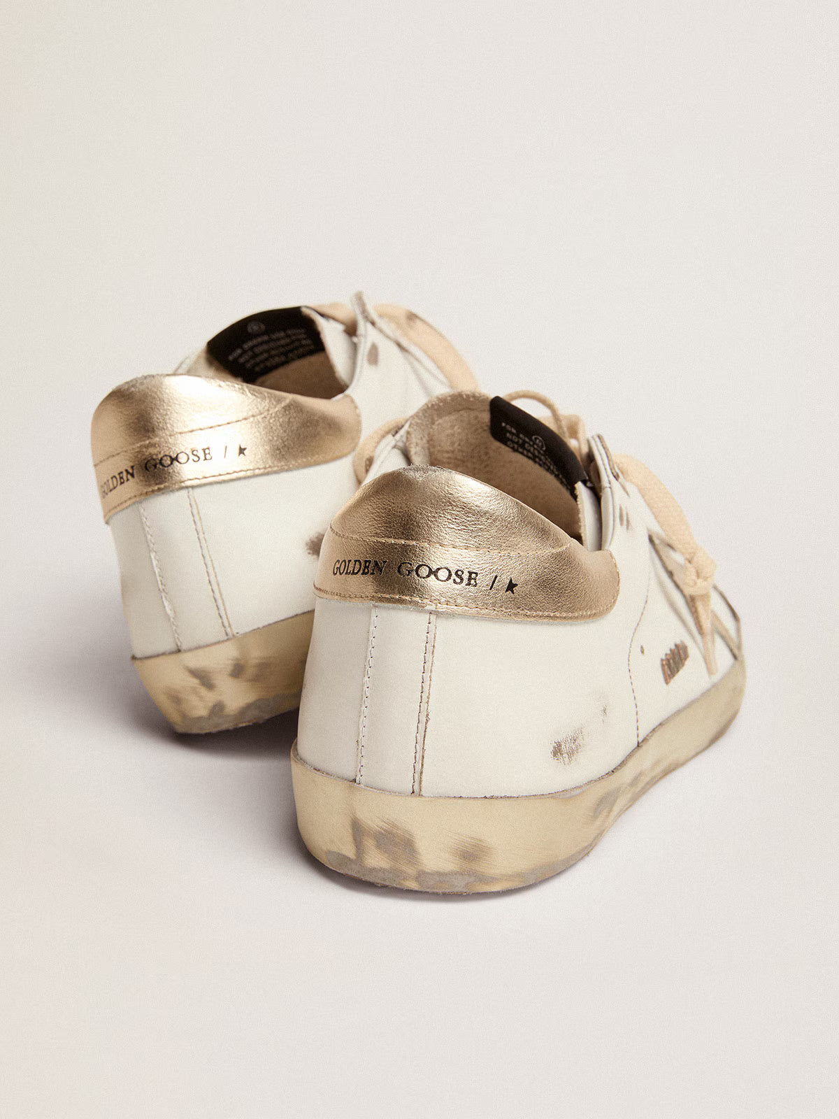 Super-Star Sneakers White / Gold