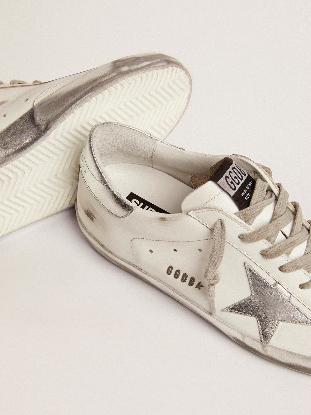 Super-Star Sneakers White / Metallic