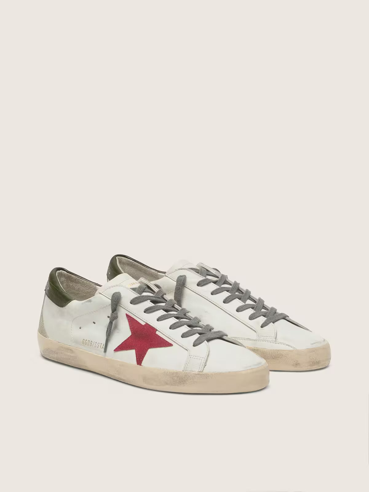 Super-Star Sneakers White / Red / Green