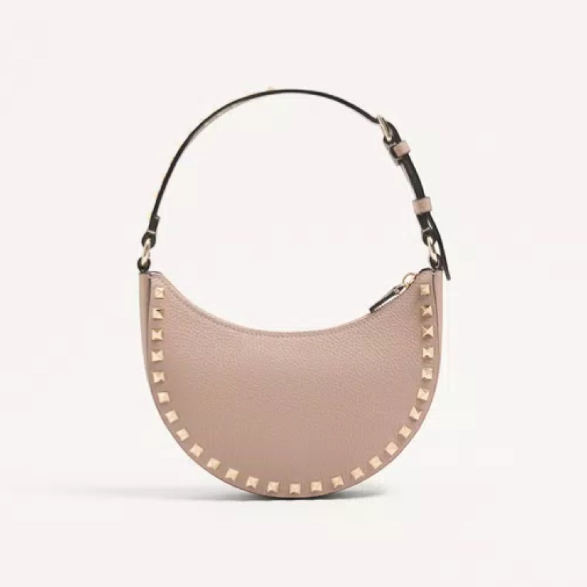 Rockstud Mini Hobo Bag Poudre