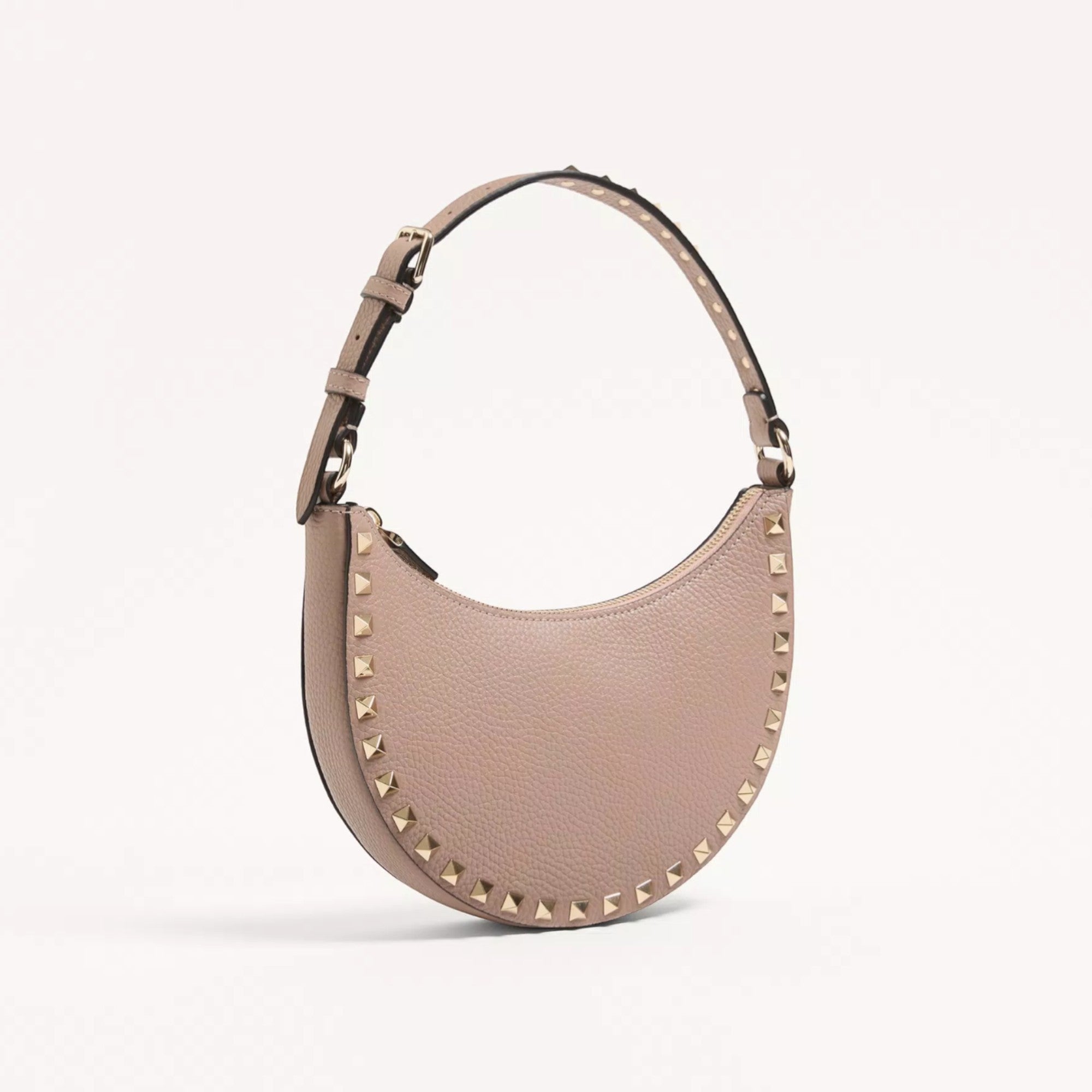Rockstud Mini Hobo Bag Poudre