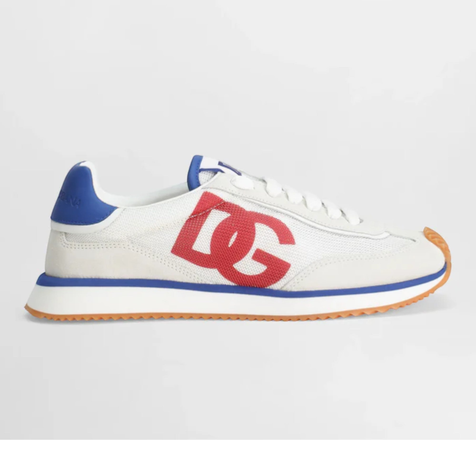 Cushion Mixed-Material Sneakers in Multicolor