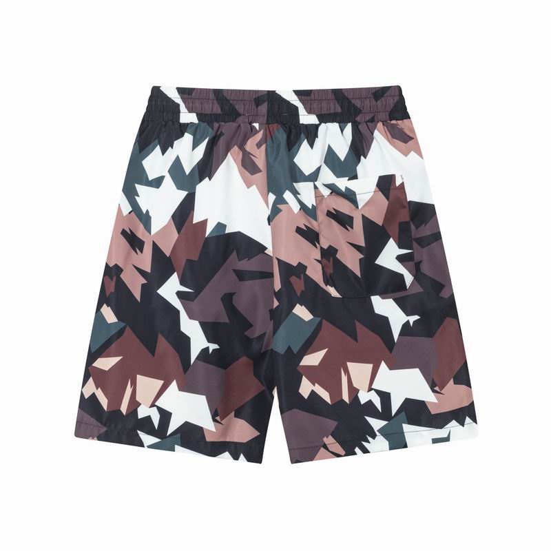Geometric Camouflage Swim Shorts