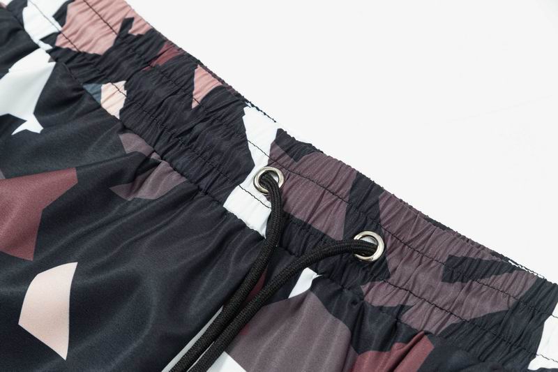 Geometric Camouflage Swim Shorts
