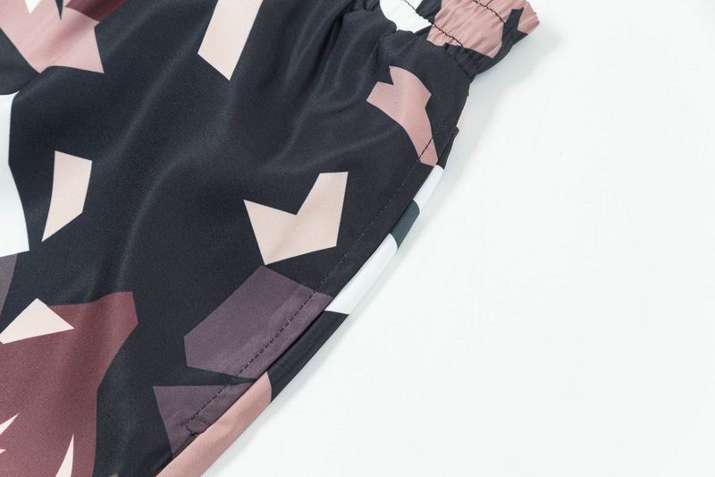 Geometric Camouflage Swim Shorts