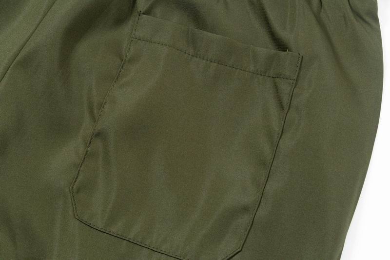 Logo Patch Swim Shorts Olive