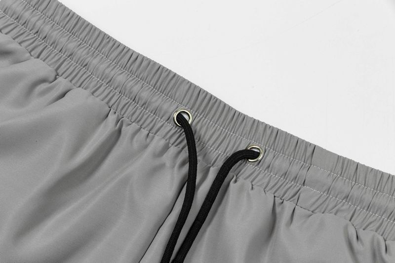 Logo Patch Swim Shorts Light Grey