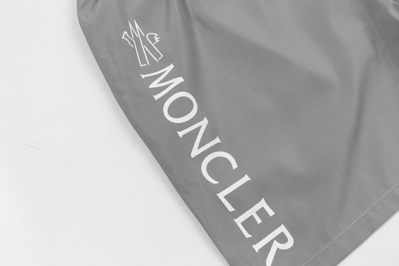 Logo Patch Swim Shorts Light Grey
