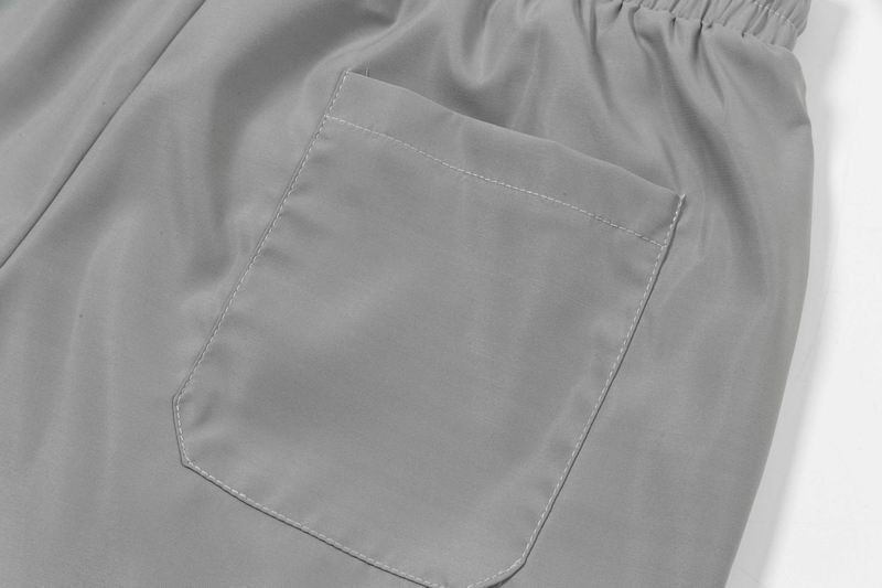 Logo Patch Swim Shorts Light Grey