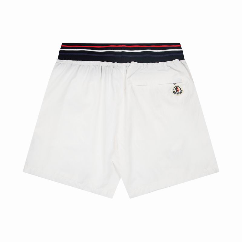 Embroidered Genius Collaboration Swim Shorts Black White