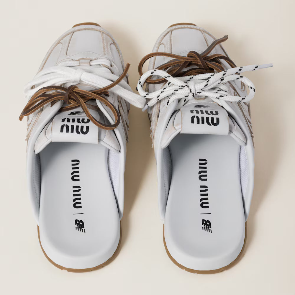 530 SL Deco Calf Leather Mules White
