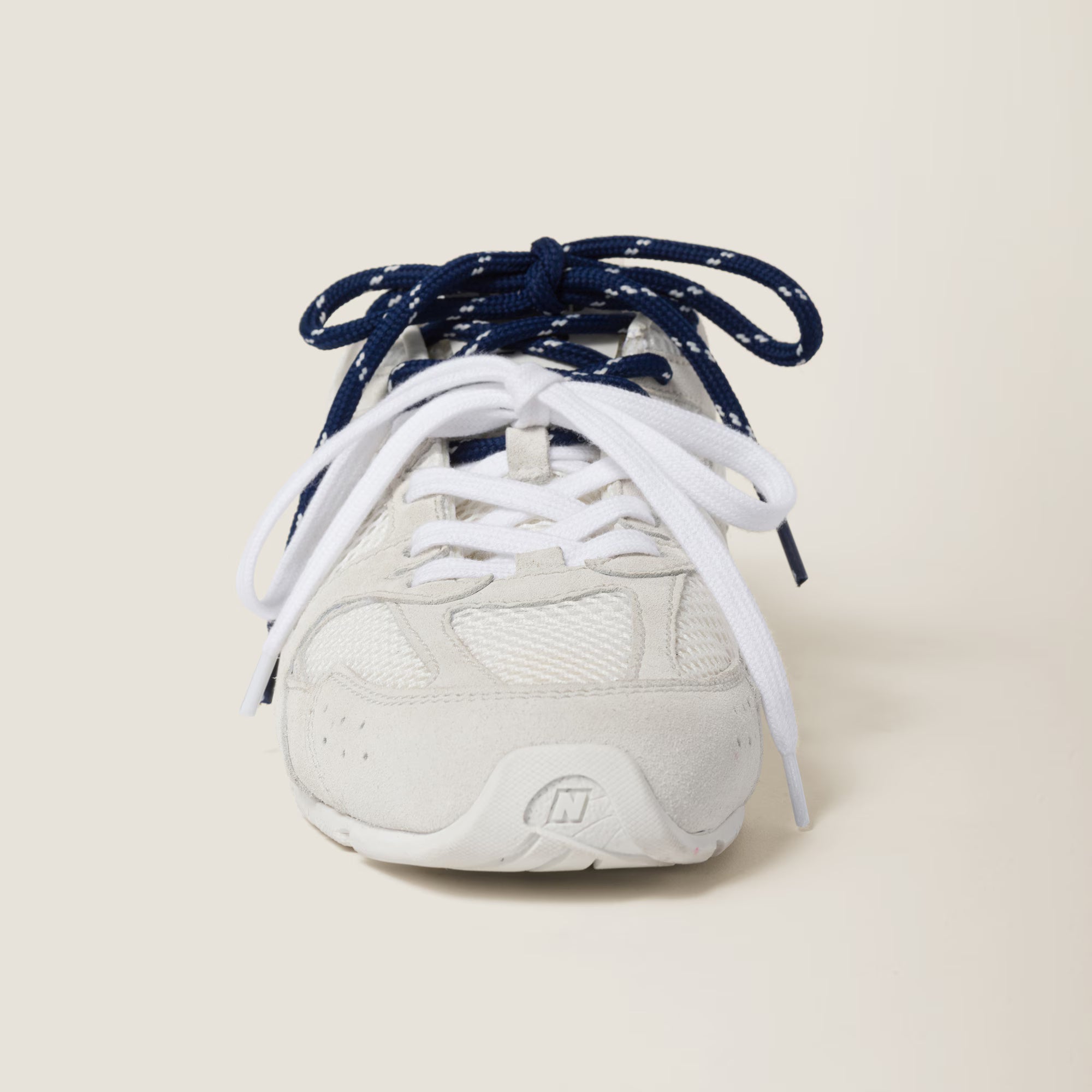 530 SL Suede and Mesh Sneakers White
