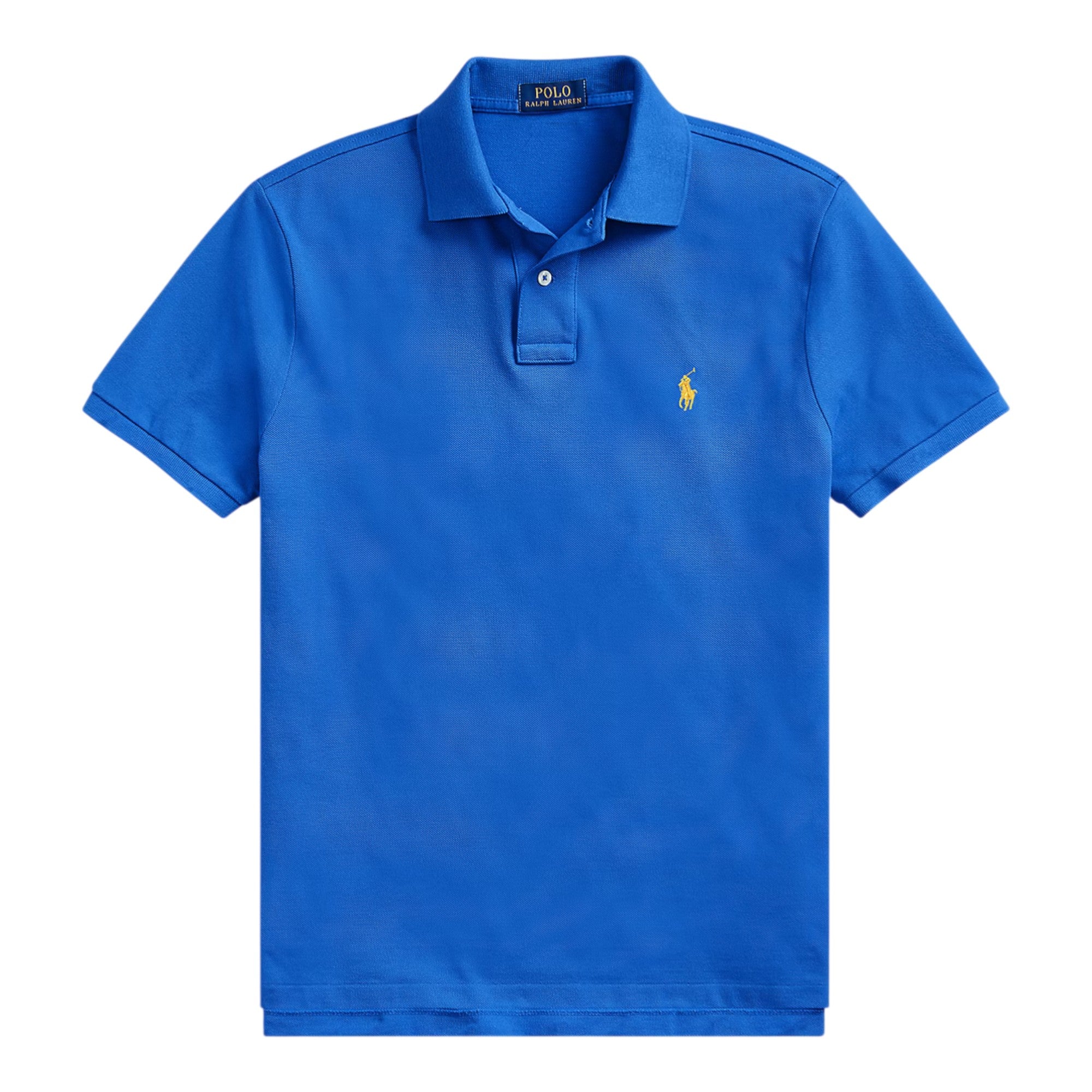 Slim Fit Mesh Polo Shirt