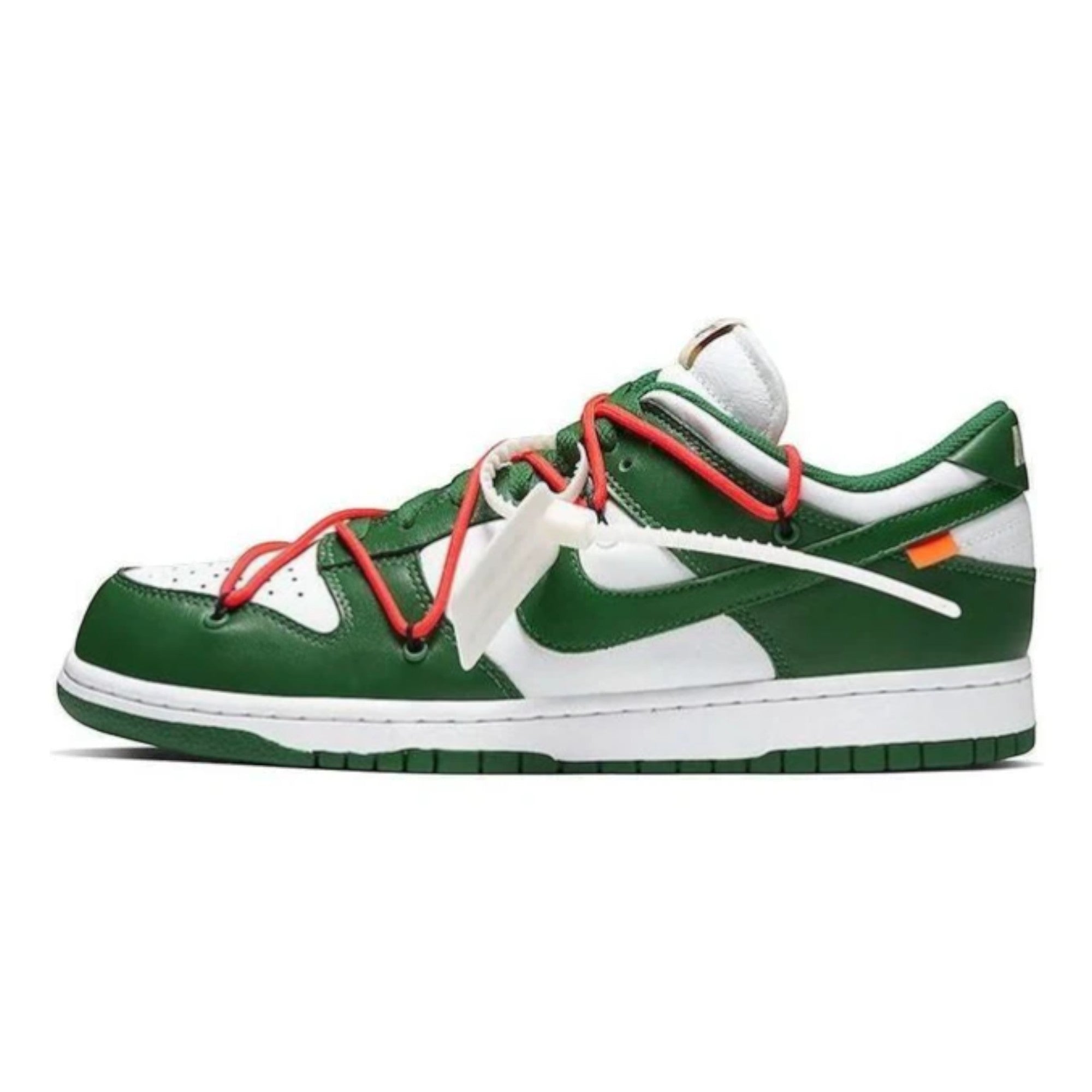 Off-White x Nike Dunk Low Pine Green