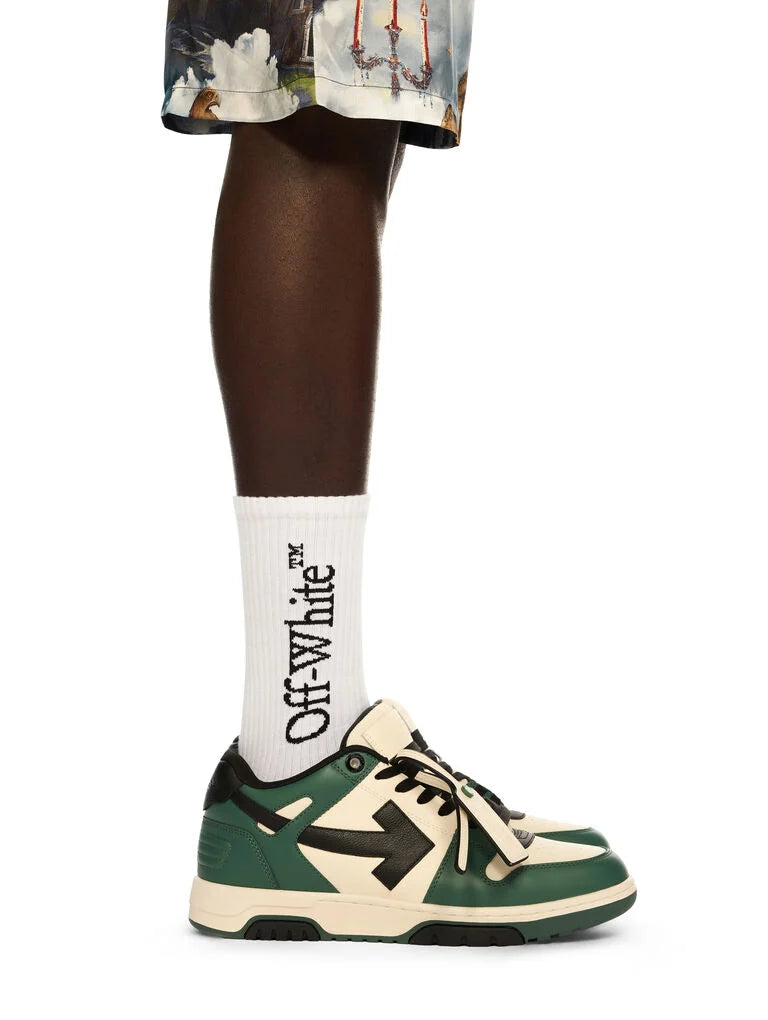 Off-White Out Of Office Sneakers in Green and Black
