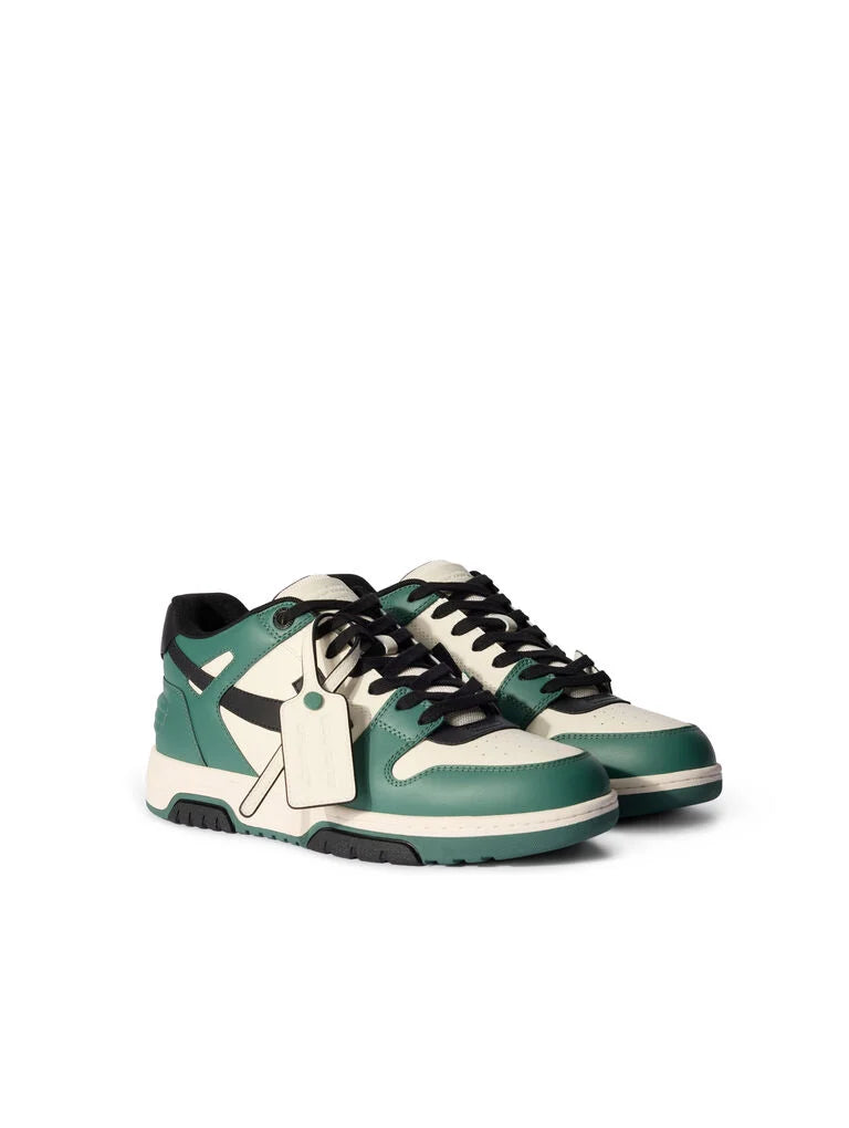 Off-White Out Of Office Sneakers in Green and Black