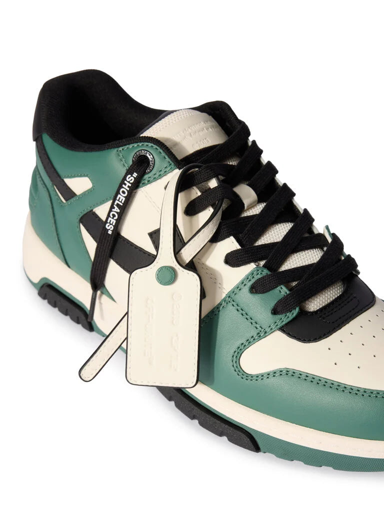 Off-White Out Of Office Sneakers in Green and Black