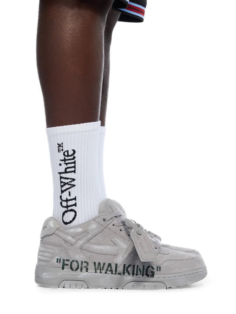 Off-White Out Of Office “For Walking” Sneakers in Grey