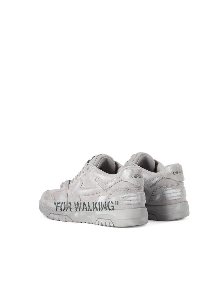Off-White Out Of Office “For Walking” Sneakers in Grey