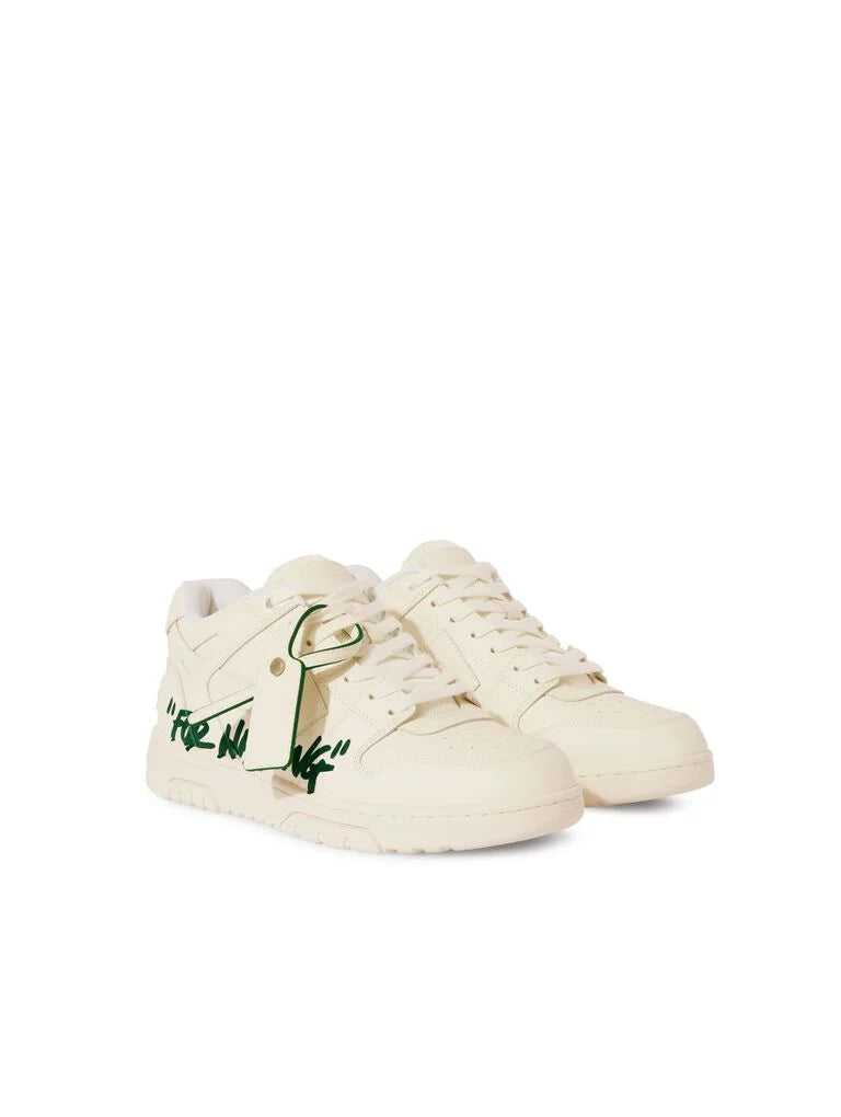 Off-White Out Of Office “For Walking” in White and Green