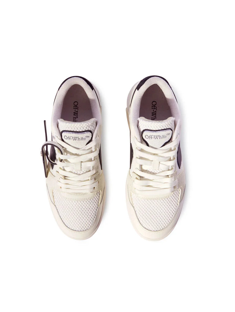 Off-White Slim Out Of Office Sneakers in White/Black