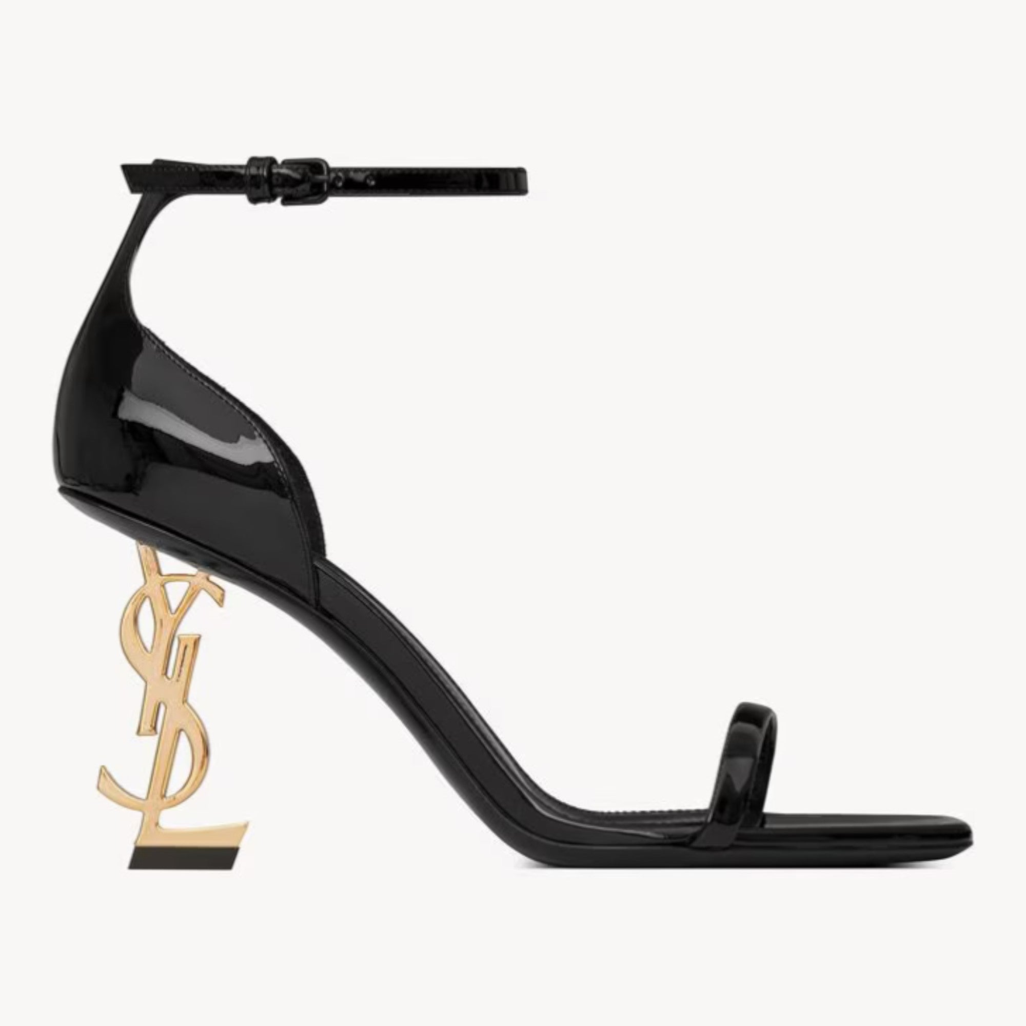 Opyum Sandals Black Gold 8.5cm