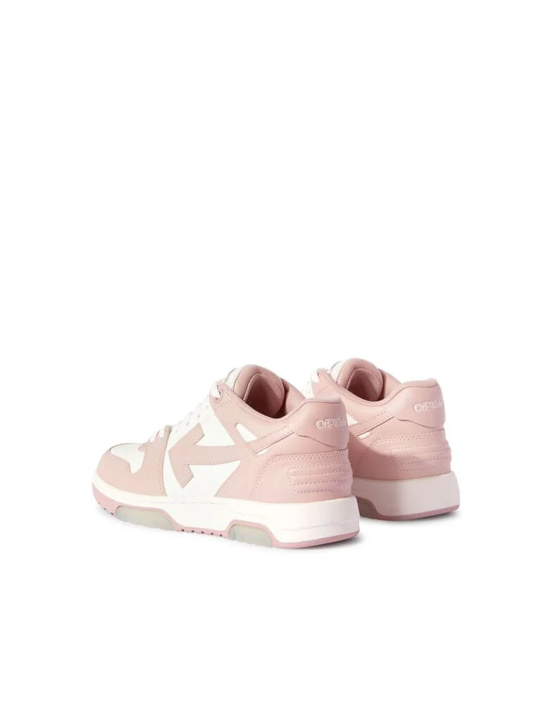 Off-White Out Of Office Calf Leather Sneakers in Pink