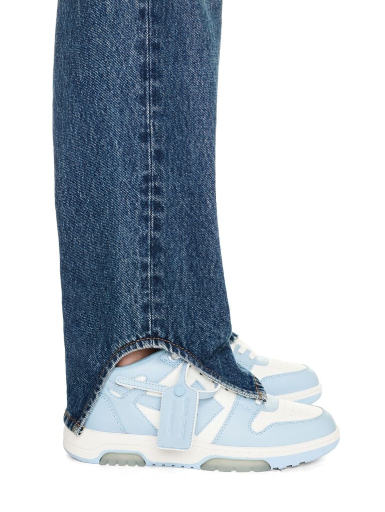 Off-White Out Of Office Sneakers in White and Light Blue