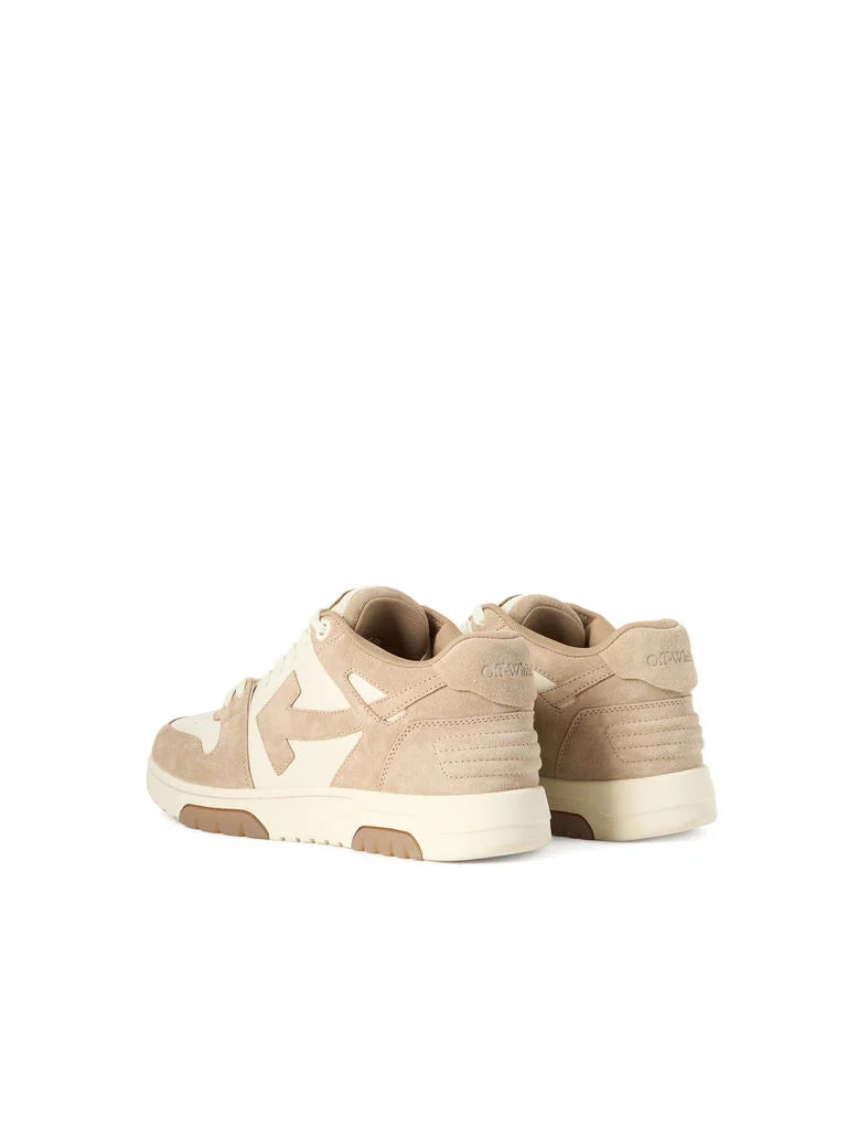 Off-White Out Of Office Sneakers in Beige and Brown